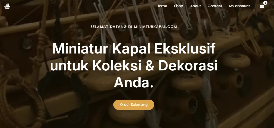 Miniatur Kapal
